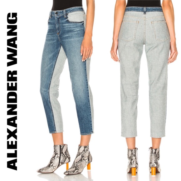 Alexander Wang Ride Flip Skinny Jeans in Light Indigo Aged Ankle Revolve Size 26 - Picture 4 of 16